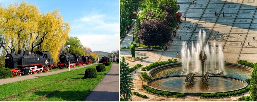 Destinația zilei: Muzeul de locomotive şi fântâna cinetică din Reşiţa