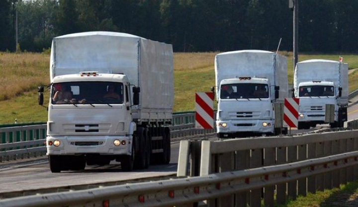 Toate camioanele din convoiul umanitar rusesc au trecut graniţa cu Ucraina