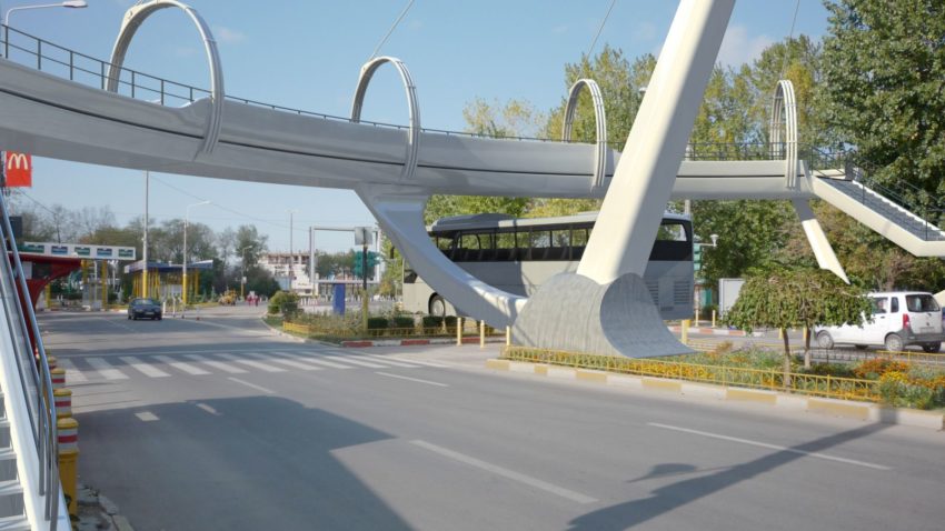 Pasarela Yacht ignorată de pietoni
