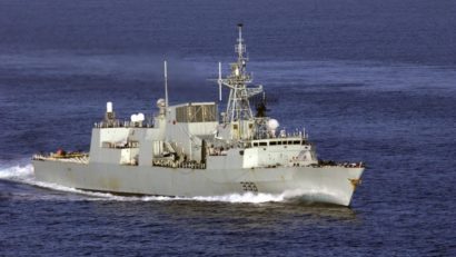 Navă de război canadiană, în Marea Neagră