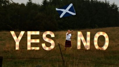 Scoţienii au respins independenţa de Marea Britanie