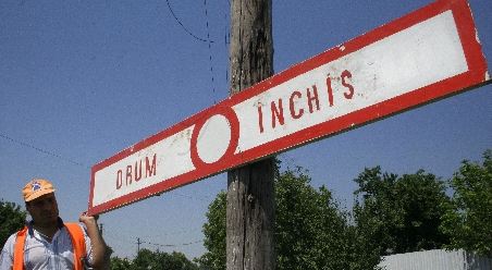 Drum închis în Constanța