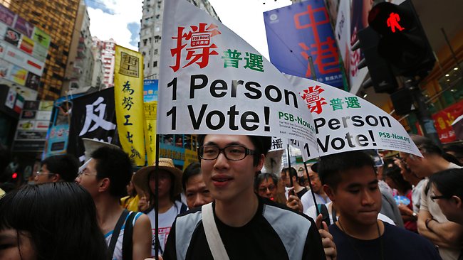 Proteste la Hong Kong