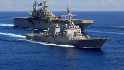 Forţele navale române şi americane – etalare de putere în Marea Neagră