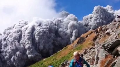 Erupţia vulcanului din Japonia a făcut o victimă