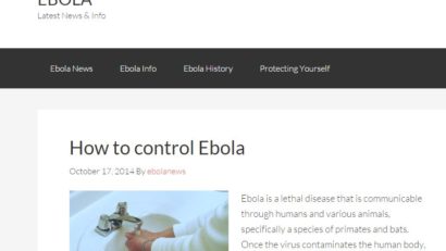 Domeniul „ebola.com”, vândut cu peste 200.000 de dolari