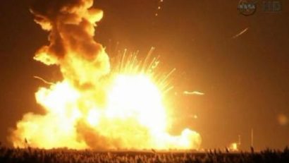 (VIDEO) O rachetă care trebuia să ajungă la Staţia Spaţială a explodat la lansare
