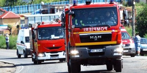Miros de gaze pe bulevardul 1 Mai