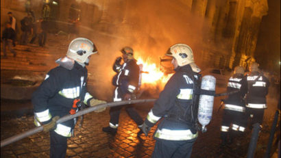 Incendiu în incinta fostului Abator
