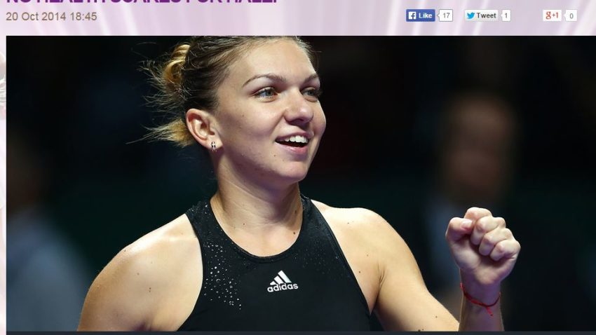 Simona Halep, calificată şi matematic în semifinale la Singapore! Simona poate câştiga grupa chiar dacă pierde cu Ivanovic