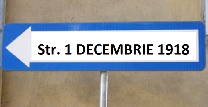 Fiecare oraş din ţară va avea o stradă principală cu numele „1 decembrie 1918”