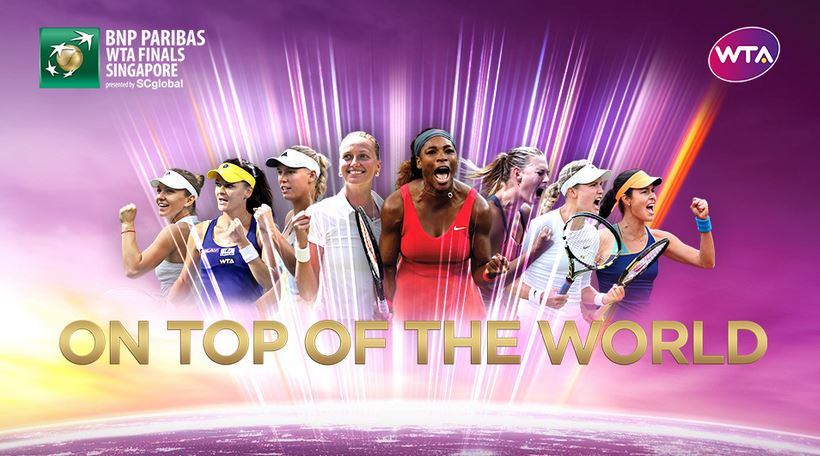 Simona Halep va juca la Singapore în grupa roşie, alături de Williams, Bouchard şi Ivanovic