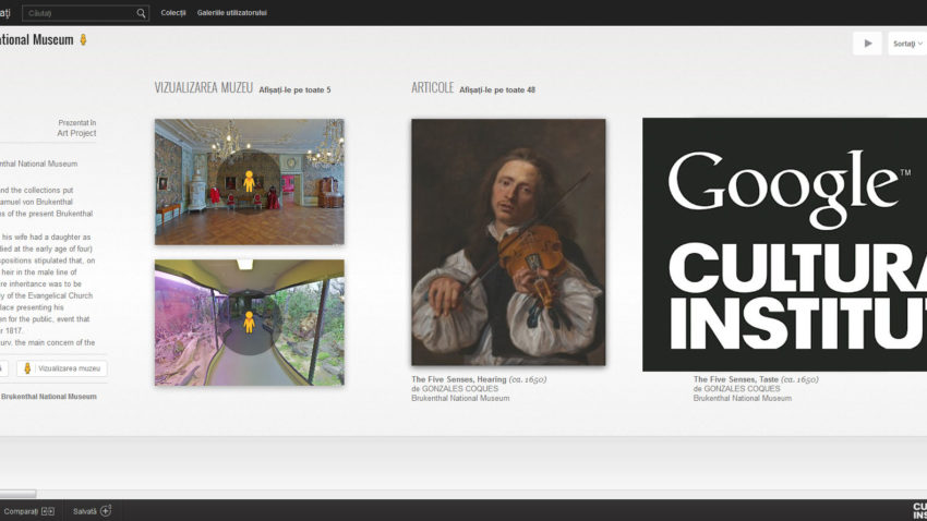 Primele colecții de artă și tradiție din România sunt vizibile pe Google Cultural Institute