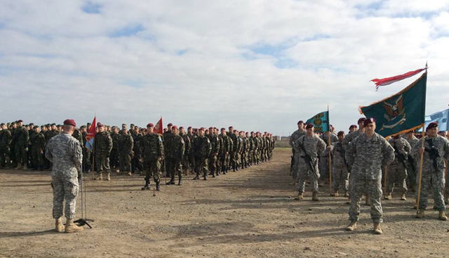 Babadag, poligon de trageri pentru români şi americani