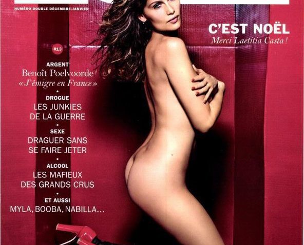 Laetitia Casta pozează nud pentru coperta revistei „Lui”