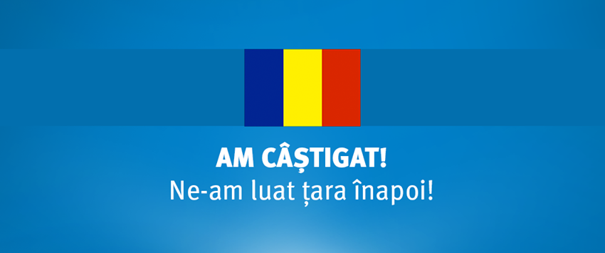 Klaus Iohannis, pe Facebook: Am câştigat! Ne-am luat ţara înapoi