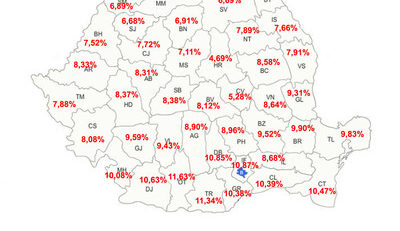 (UPDATE) Vezi aici prezenţa la vot în judeţe până la ora 10,00