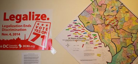 Statul Washington DC a aprobat consumul de marijuana în scop recreativ