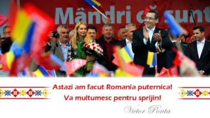 Victor Ponta, anunţ pe Facebook după exit poll-uri