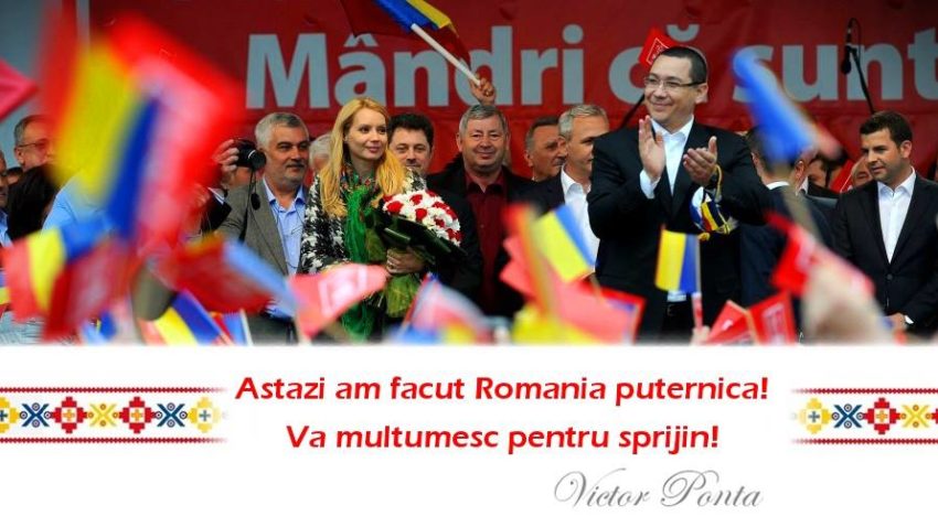 Victor Ponta, anunţ pe Facebook după exit poll-uri