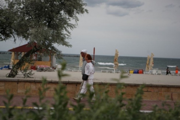 Vreme închisă în Dobrogea, cu ceață, de dimineață, pe A2