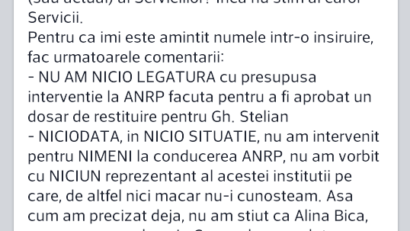 Reacţia Elenei Udrea: „Nu am intervenit pentru nimeni la retrocedări”