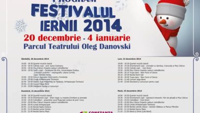 Diseară în Parcul Teatrului: colinde, recitaluri latino , spectacole cu Moş Crăciun