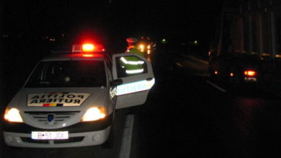 (UPDATE) O maşină s-a răsturnat pe DN 39, aproape de Mangalia