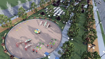 Parcul central din Eforie va fi inaugurat în această lună