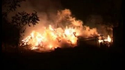 (UPDATE) Crăciun de foc, la propriu, la Săcele