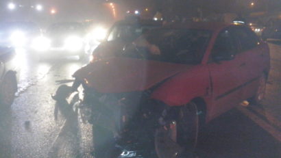 Accident de circulaţie GRAV în Constanţa, la intersecţia de la CET. Sunt şase victime!