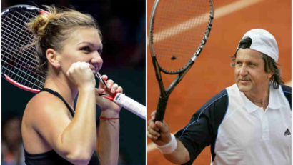 Simona Halep şi Ilie Năstase, meci caritabil de 11.000 de euro