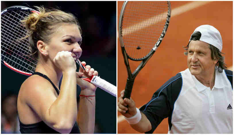 Simona Halep şi Ilie Năstase, meci caritabil de 11.000 de euro
