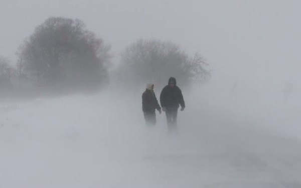 Cod portocaliu de ninsori şi viscol în judeţul Tulcea