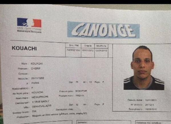 UPDATE: Cei trei terorişti sunt căutaţi de trupele speciale franceze la Reims