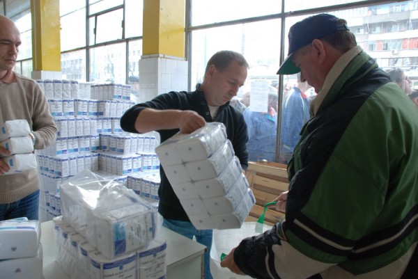 La Cumpăna se distribuie alimentele europene