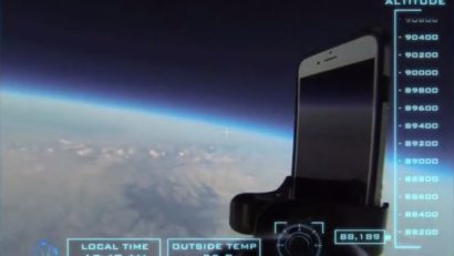 (VIDEO) Un Iphone picat din cer