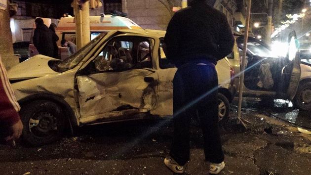 Militari americani, implicaţi într-un accident de circulaţie în centrul Constanţei