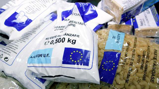 TULCEA :Probleme în distribuirea pachetelor alimentare europene