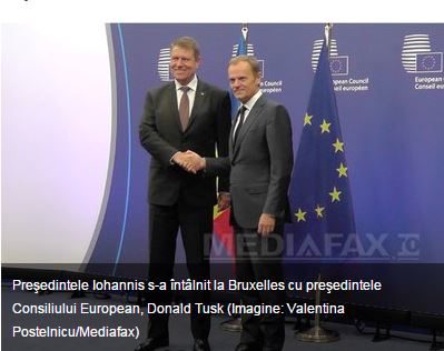 Klaus Iohannis s-a întâlnit cu Donald Tusk