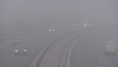 ATENȚIE: Cod Galben de ceață pe A2