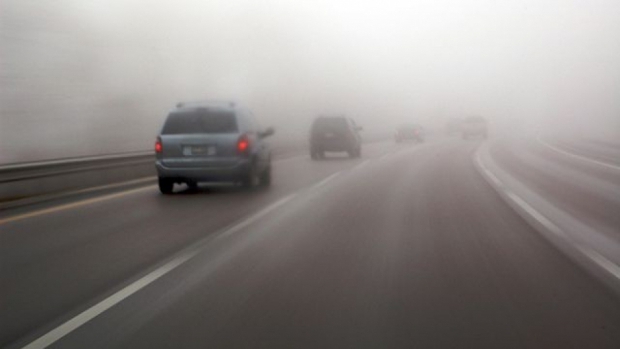 Ceaţă pe Autostrada Soarelui şi pe drumurile naţionale