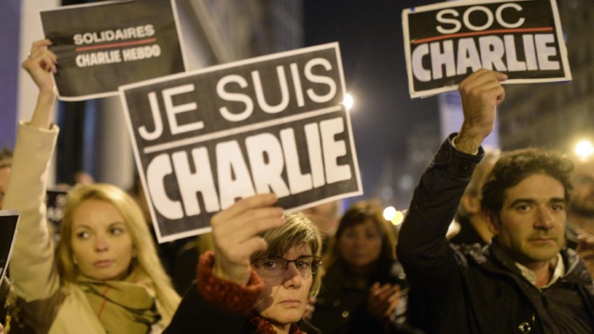 Mesajul de solidaritate „Je suis Charlie”, folosit în scop comercial
