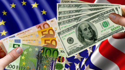 EURO, cea mai slabă cotă faţă de DOLAR, din mai 2006
