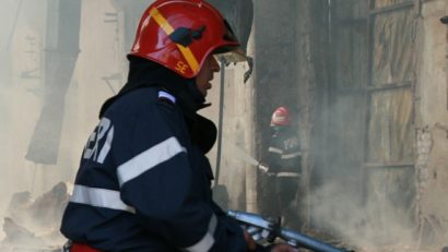 Bărbat carbonizat în incendiu, la Lumina, în prima zi a anului