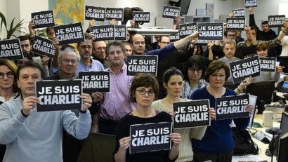 „JE SUIS CHARLIE” -Campanie impresionantă de solidarizare printre jurnaliştii din întreaga lume