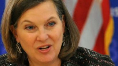Victoria Nuland discută la Cotroceni cu Klaus Iohannis
