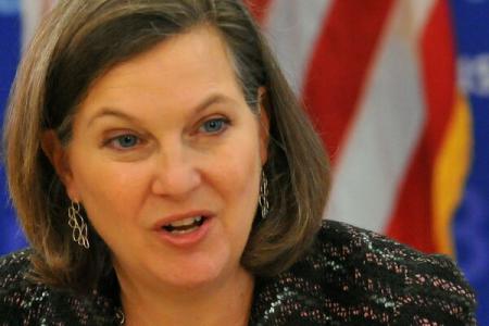 Victoria Nuland discută la Cotroceni cu Klaus Iohannis