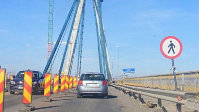 Mâine revin restricţiile de circulaţie pe Podul de la Agigea