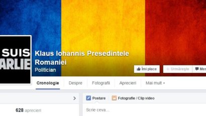 Klaus Iohannis şi-a schimbat pagina de Facebook: „Je suis Charlie”
